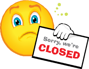 sorry we_re closed
